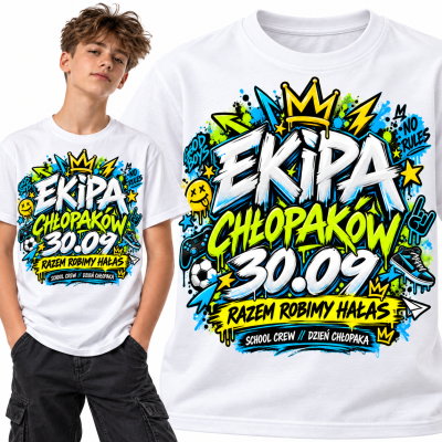 KOSZULKA DZIEŃ CHŁOPAKA EKIPA CHŁOPAKÓW
